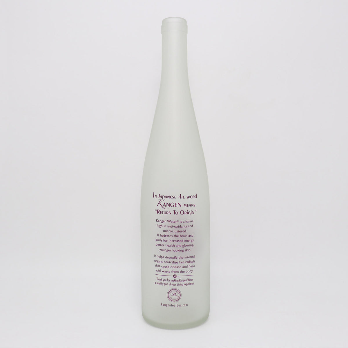 PURPLE RESTAURANT BOTTLE