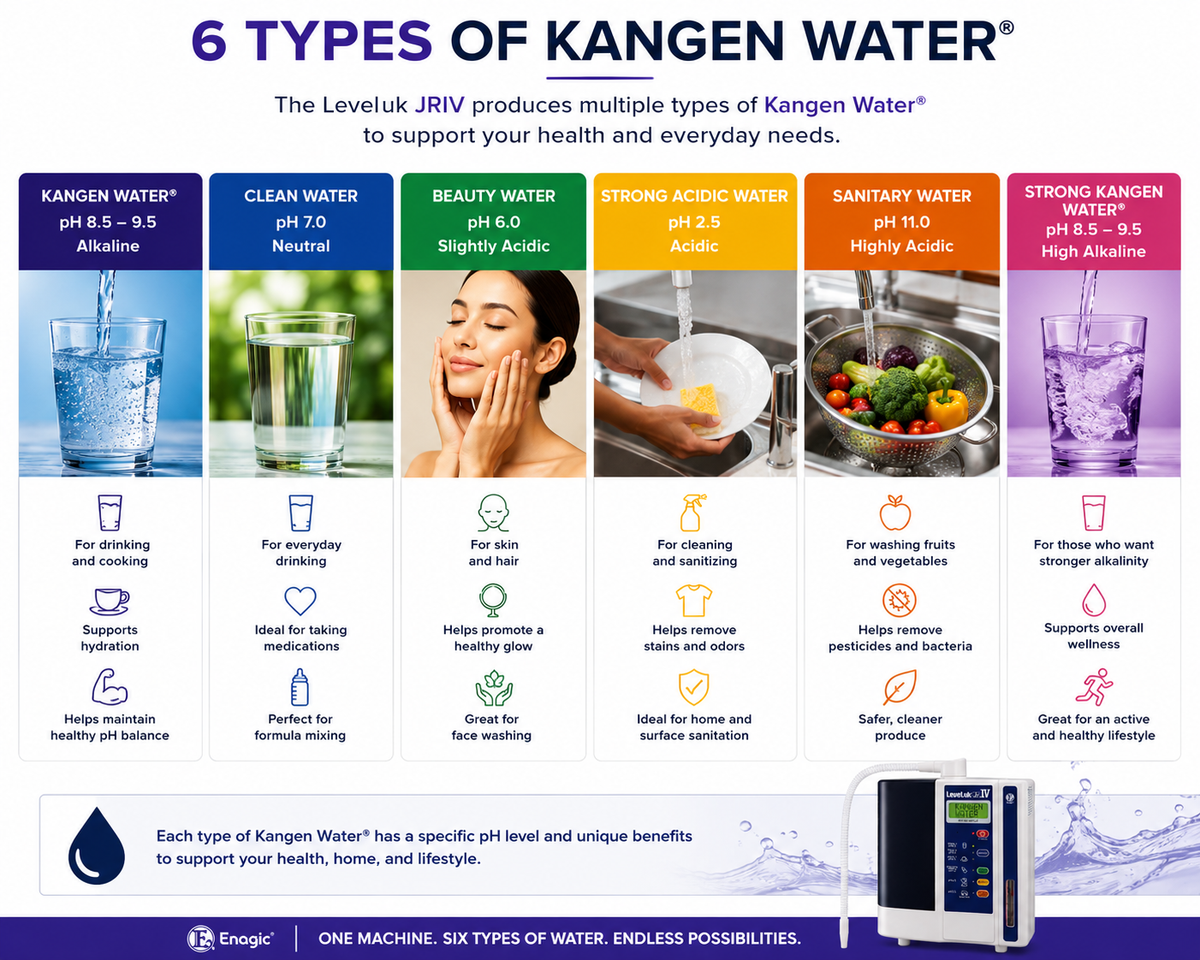 Kangen Water® Leveluk JRIV – 4-Plate Water Ionizer